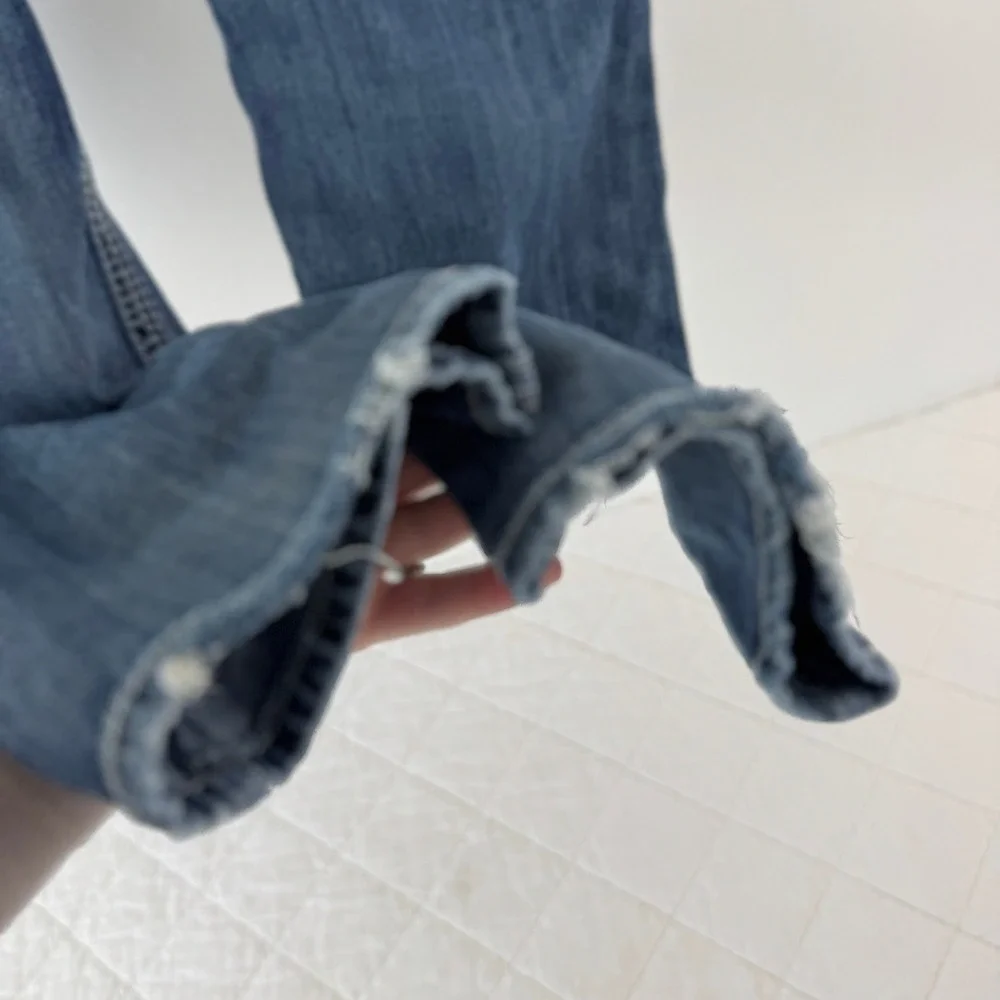 Silver Jeans Co Suki Flap 17 Bootcut‎ Jeans Medium Wash W29 L31 Thick Stitch